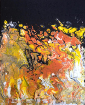 Œuvre contemporaine nommée « Fire », Réalisée par K.BLANCHET