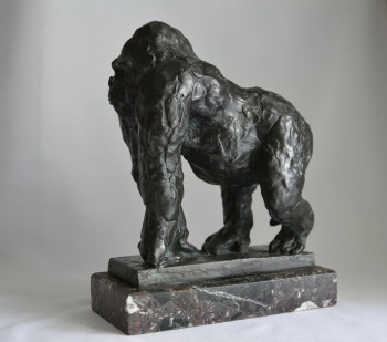 Œuvre contemporaine nommée « GORILLA », Réalisée par BARAKE SCULPTOR