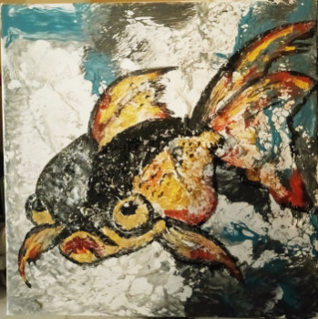 Œuvre contemporaine nommée « Bébé poisson », Réalisée par ISABELLA VIRGILIO