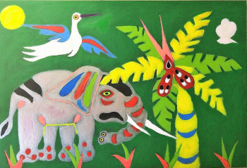 Œuvre contemporaine nommée « SanLIBERDADE DO BEIJA FLOR », Réalisée par JACK MAST