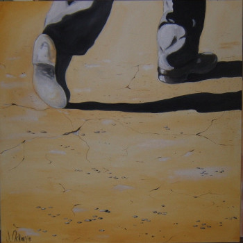 Œuvre contemporaine nommée « Les pas.. », Réalisée par MC KENZIE