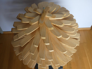 Œuvre contemporaine nommée « Plane et Sphère XI, sculpture modulable  706 », Réalisée par JEAN PAUL BOYER