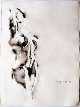 Œuvre contemporaine nommée « A standing nude », Réalisée par ALFRED FREDDY KRUPA