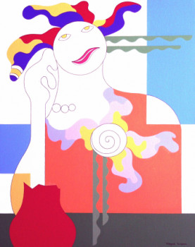 Œuvre contemporaine nommée « The Battle », Réalisée par HILDEGARDE HANDSAEME