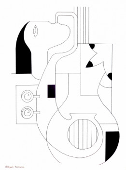 Œuvre contemporaine nommée « Les Lignes musicales », Réalisée par HILDEGARDE HANDSAEME