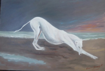 Œuvre contemporaine nommée « "  Galgo " », Réalisée par CLAIRE BAUZET