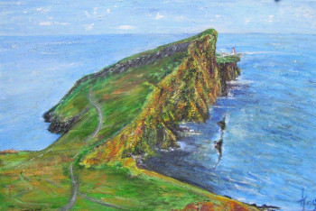 Œuvre contemporaine nommée « L'île de Skye, Ecosse », Réalisée par NADIA VIGUIER
