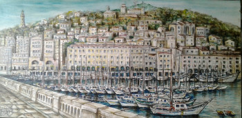 Œuvre contemporaine nommée « Sète, le port de plaisance », Réalisée par FARRUGIA