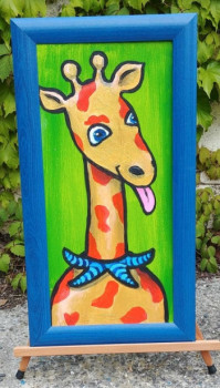 Œuvre contemporaine nommée « Girafe  », Réalisée par CLEMENCE POWNEY