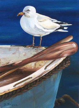 Œuvre contemporaine nommée « La mouette », Réalisée par DOMINIQUE PINEAU