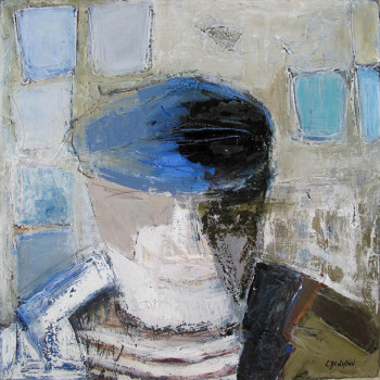 Œuvre contemporaine nommée « Le vieux breton », Réalisée par CARINE DEWAVRIN