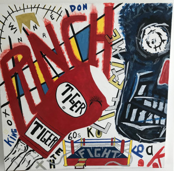 Œuvre contemporaine nommée « Punch  », Réalisée par YKSTREETART