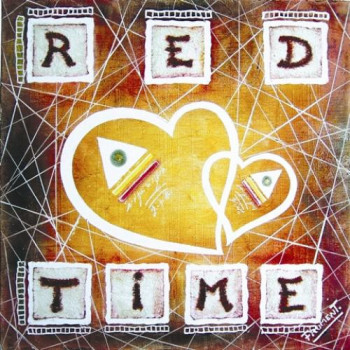 Œuvre contemporaine nommée « RED TIME », Réalisée par FROMENT