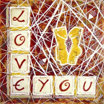 Œuvre contemporaine nommée « I LOVE YOU », Réalisée par FROMENT