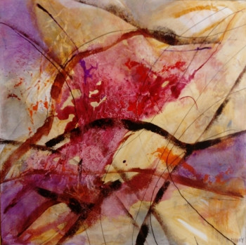 Œuvre contemporaine nommée « PARFUMDE PRINTEMPS II », Réalisée par MIREILLE MAURY