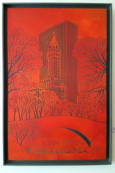 Œuvre contemporaine nommée « "The Gapstow bridge in Central Park" », Réalisée par YANN HERVIS