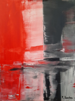 Œuvre contemporaine nommée « Le rouge et le Noir », Réalisée par PATRICK JOOSTEN