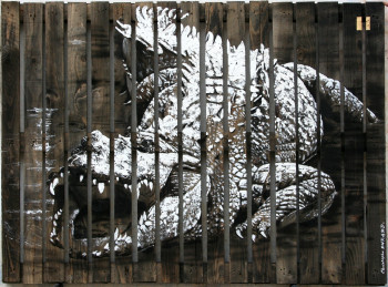 Œuvre contemporaine nommée « ANCESTRALE », Réalisée par CHRISTOPHE DURAND