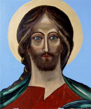 Œuvre contemporaine nommée « Le Christ », Réalisée par ANDRé FEODOROFF
