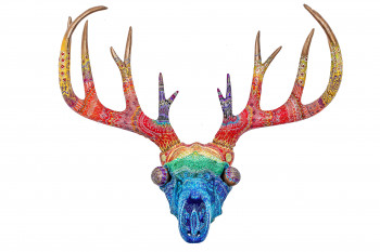 Œuvre contemporaine nommée « Cerf », Réalisée par ANNE LISE