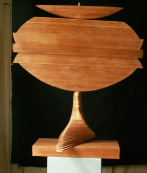 Œuvre contemporaine nommée « Grand Ovoïd arbre.  Sculpture modulable  598 . », Réalisée par JEAN PAUL BOYER