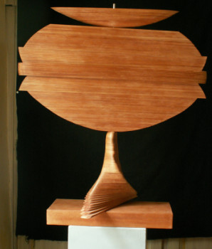 Œuvre contemporaine nommée « Grand Ovoïd arbre. Sculpture modulable 598 . », Réalisée par JEAN PAUL BOYER