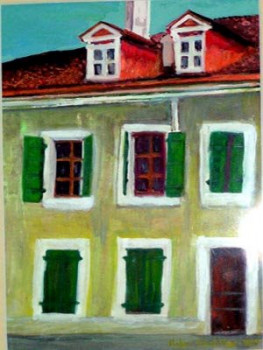 Œuvre contemporaine nommée « Une maison genèvoise », Réalisée par MITRA SHAHKAR