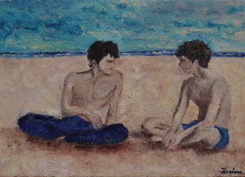 Œuvre contemporaine nommée « On the beach », Réalisée par HERMIONE