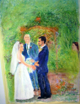 Œuvre contemporaine nommée « Un cadeau de marriage », Réalisée par MITRA SHAHKAR
