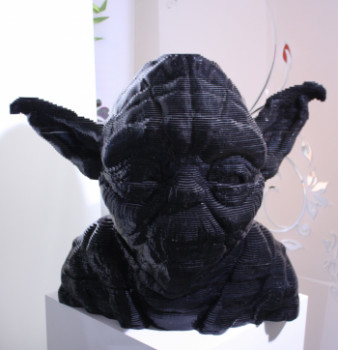 Œuvre contemporaine nommée « Yoda », Réalisée par VINCENT DOCTEUR
