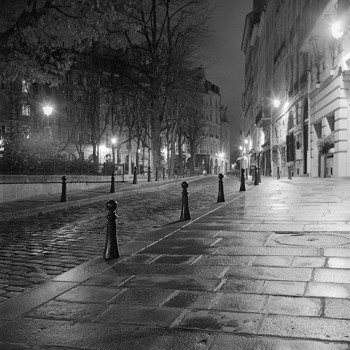 Œuvre contemporaine nommée « L'Ile St Louis de Nuit », Réalisée par PHOTAURELIA