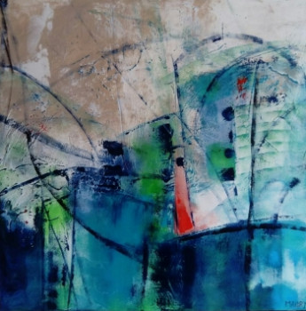 Œuvre contemporaine nommée « PARCELLES 1 », Réalisée par MIREILLE MAURY