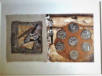 Œuvre contemporaine nommée « esprit nature », Réalisée par MARIE CHRISTINE RAGAIGNE