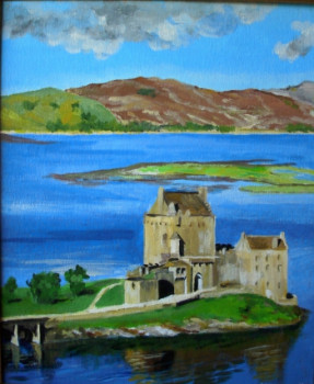 Œuvre contemporaine nommée « Chateau en Ecosse », Réalisée par ANDRé FEODOROFF