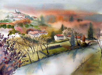 Œuvre contemporaine nommée « Francheville proche de Lyon », Réalisée par CéDRIC POCHON