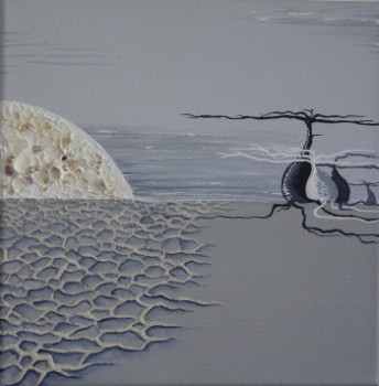 Œuvre contemporaine nommée « Impression Uyuni - 7 », Réalisée par MILEG