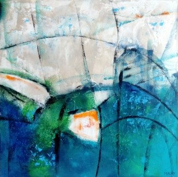 Œuvre contemporaine nommée « PARCELLE 3 », Réalisée par MIREILLE MAURY