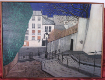 Œuvre contemporaine nommée « Montmartre », Réalisée par THIERRY DILIEN
