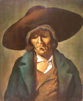 Œuvre contemporaine nommée « Le Vendéen de Th. Géricault », Réalisée par PIERRE BONNECARRERE