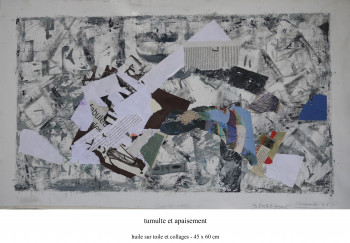 Œuvre contemporaine nommée « Tumulte et apaisement », Réalisée par PIERRE BONNECARRERE