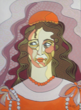 Œuvre contemporaine nommée « Beatrix aux enfers 2 », Réalisée par JACQUELINE GROUT