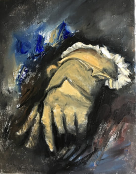 Œuvre contemporaine nommée « Le gant, d’après Le Titien », Réalisée par PIERRE BONNECARRERE