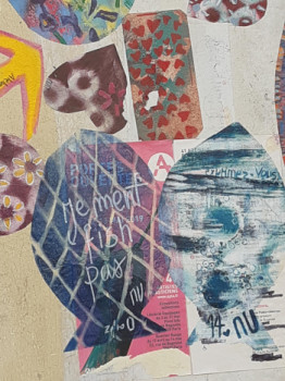 Œuvre contemporaine nommée « Poisson 0 & 14 », Réalisée par FAHIMA BOUBIA... NU