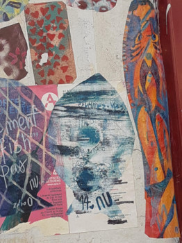 Œuvre contemporaine nommée « Poisson 14 », Réalisée par FAHIMA BOUBIA... NU