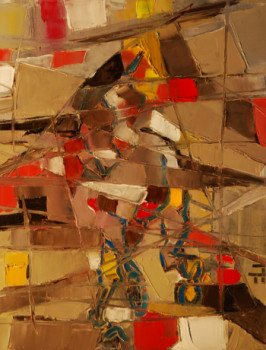Œuvre contemporaine nommée « -Abstrait-Mur percé », Réalisée par THIERRY FAURE
