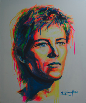 Œuvre contemporaine nommée « David Bowie », Réalisée par STéPHANE-HERVé