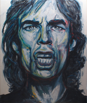 Œuvre contemporaine nommée « Mick Jagger », Réalisée par STéPHANE-HERVé