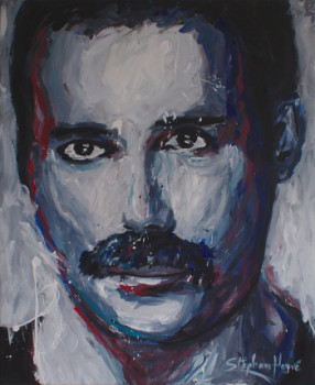Œuvre contemporaine nommée « Freddie Mercury (Queen) », Réalisée par STéPHANE-HERVé