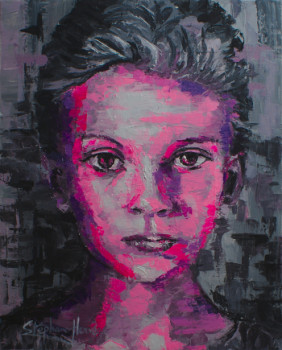Œuvre contemporaine nommée « Arte facted girl », Réalisée par STéPHANE-HERVé