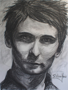 Œuvre contemporaine nommée « Matthew Bellamy (Muse) 2 », Réalisée par STéPHANE-HERVé